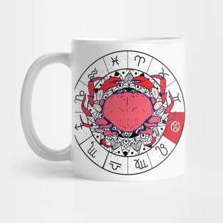 Cancer star sign, zodiac sign horoscope Mug